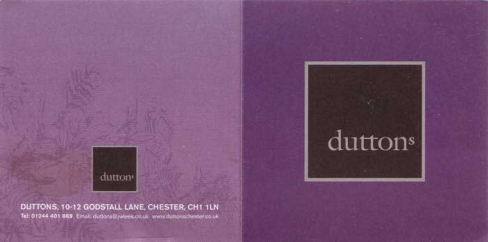 Dutton's Chester Page Two